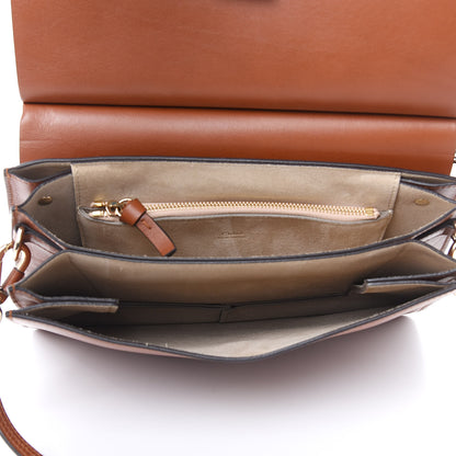 Chloe Suede Calfskin Medium Faye Shoulder Bag Tobacco 5 of 14