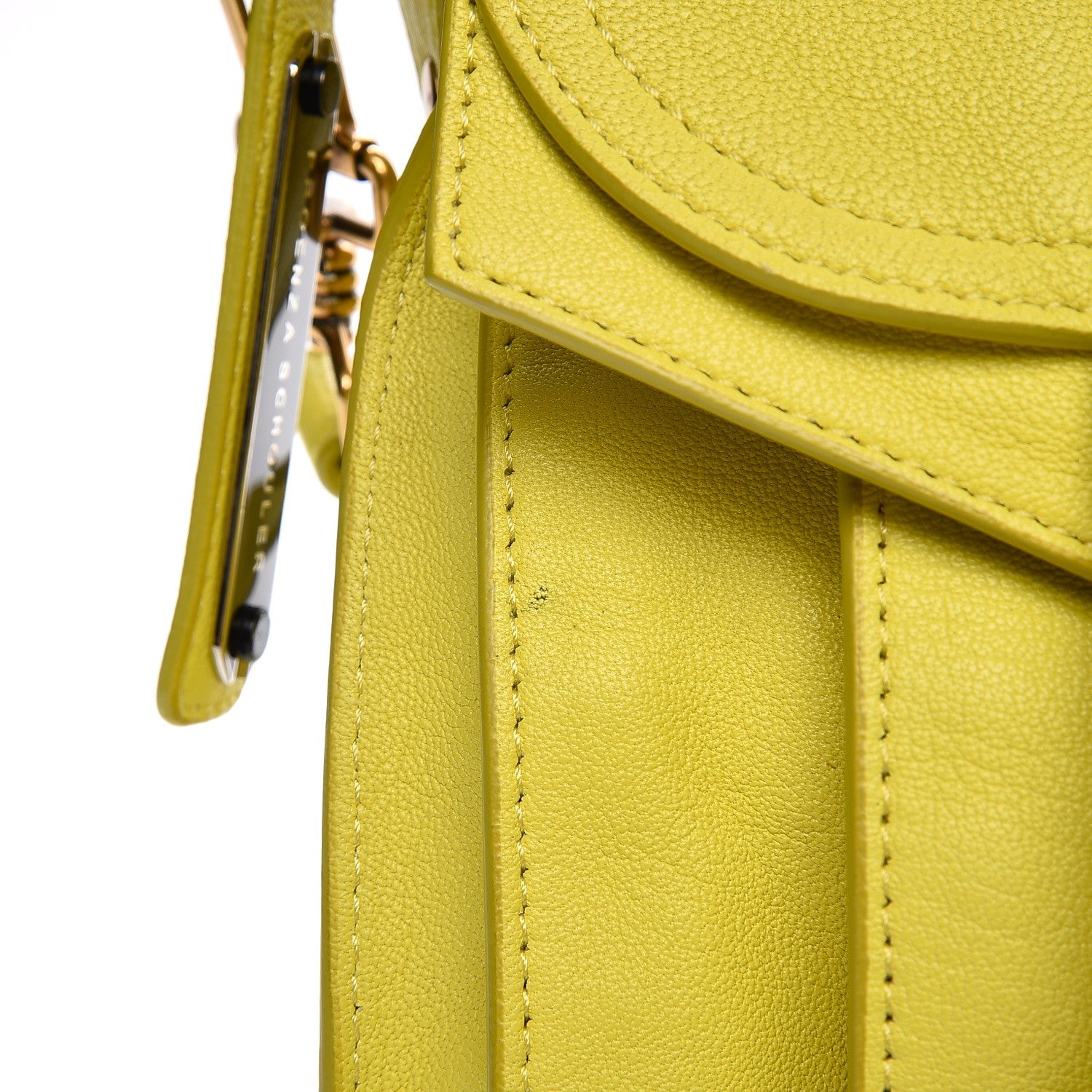 Proenza Schouler Lambskin Medium PS1 Satchel Citron 13 of 20