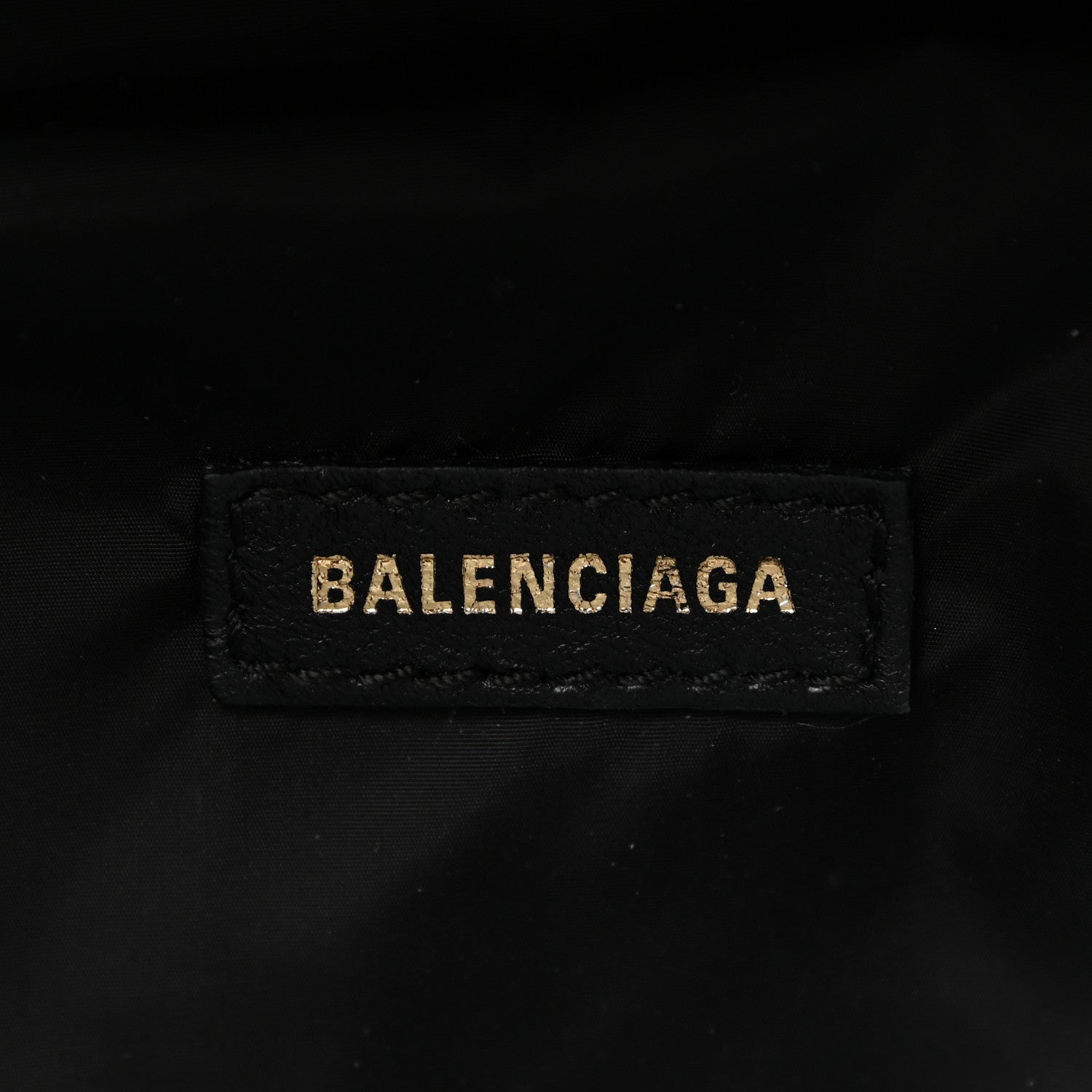 Balenciaga Sport Nylon Logo Embroidered Wheel Belt Bag Black White 6 of 9