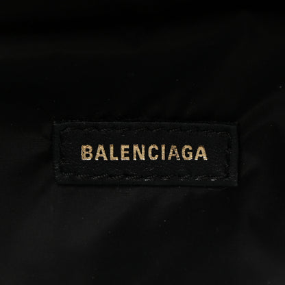 Balenciaga Sport Nylon Logo Embroidered Wheel Belt Bag Black White 6 of 9