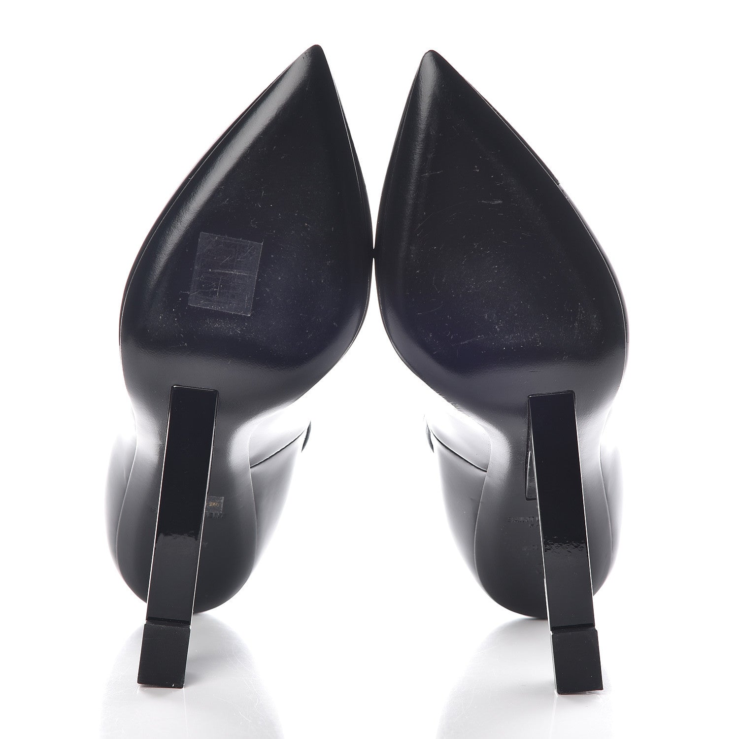 Saint Laurent Patent Opyum Appelle Moi Ankle Strap Pump 37 Black 5 of 11
