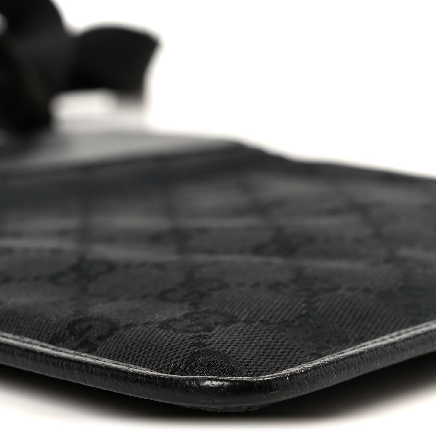 GG Monogram Messenger Crossbody Bag Black