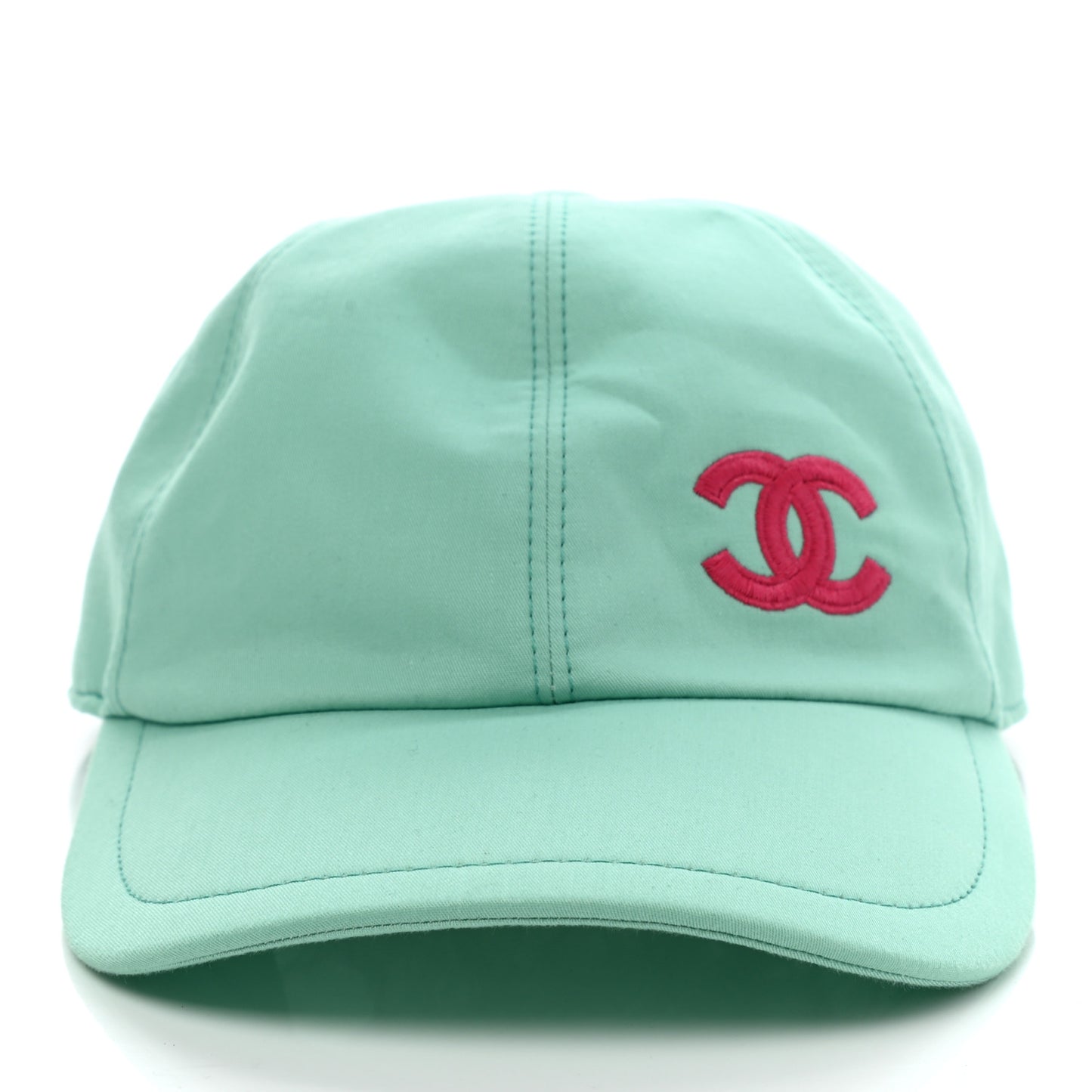 Cotton CC Cap Hat Turquoise Fuchsia