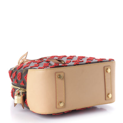 Louis Vuitton Monogram Tuffetage Deauville Cube Red 4 of 9