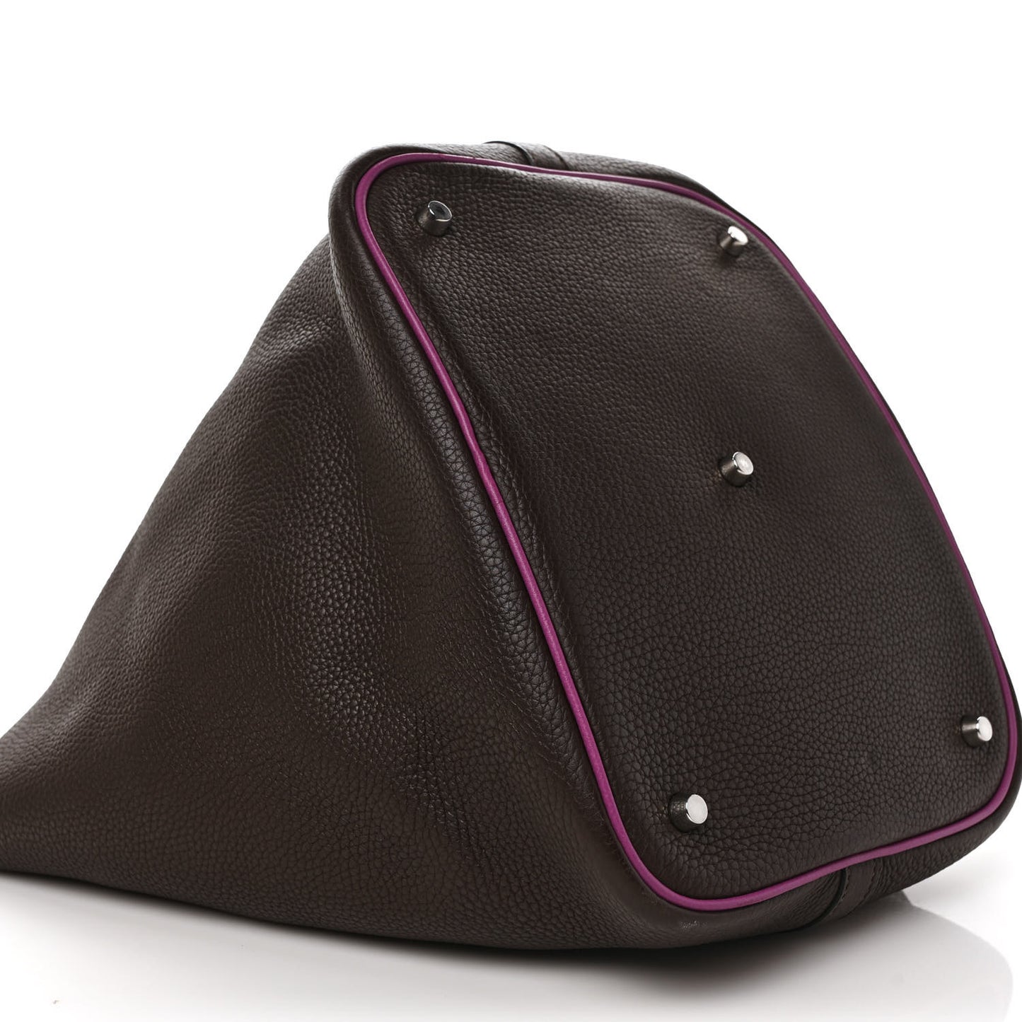 Taurillon Clemence Swift Eclat Picotin Lock 22 MM Ebene Cyclamen