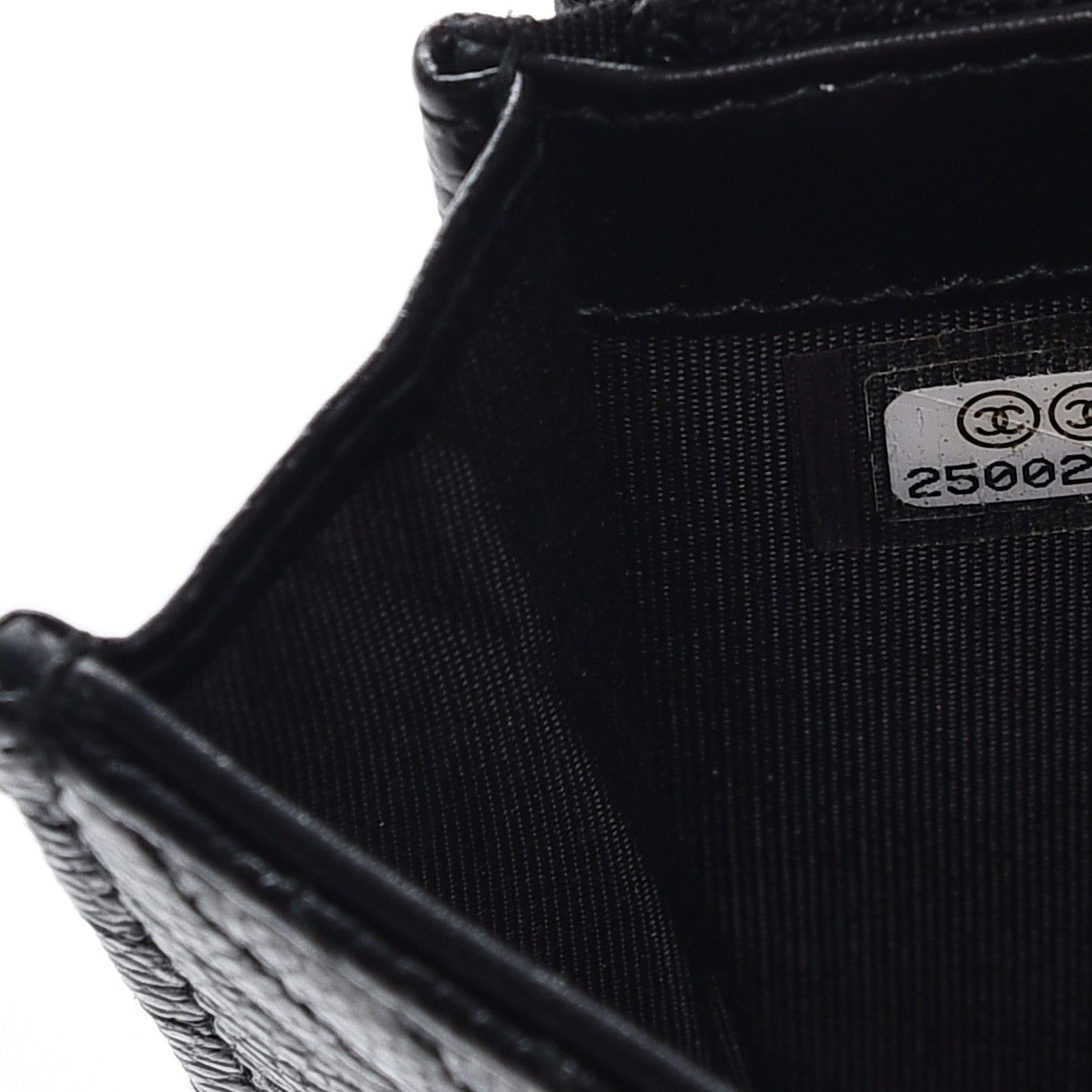 Chanel Caviar Chevron Quilted Small Boy Flap Wallet Black 8 of 8