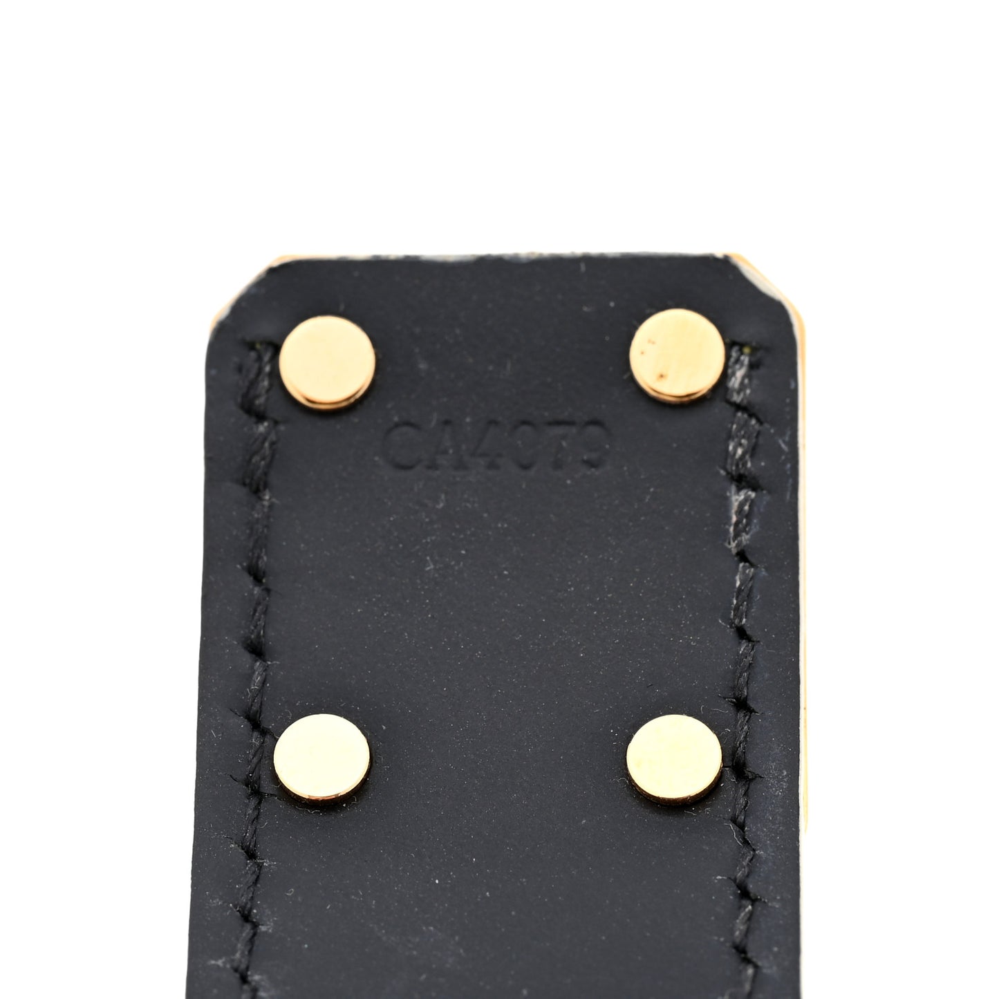 Chevre Suhali Turn Lock Bracelet 17 Black