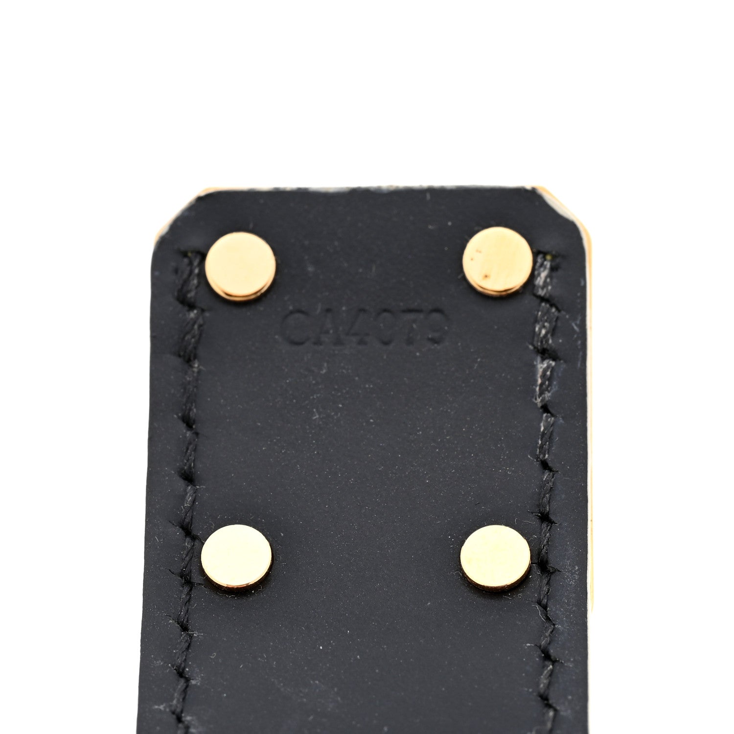 Louis Vuitton Chevre Suhali Turn Lock Bracelet 17 Black 5 of 9
