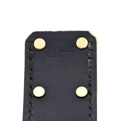 Louis Vuitton Chevre Suhali Turn Lock Bracelet 17 Black 5 of 9