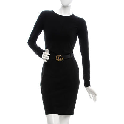 Gucci Calfskin Double G 30mm Belt 100 40 Black 2 of 8