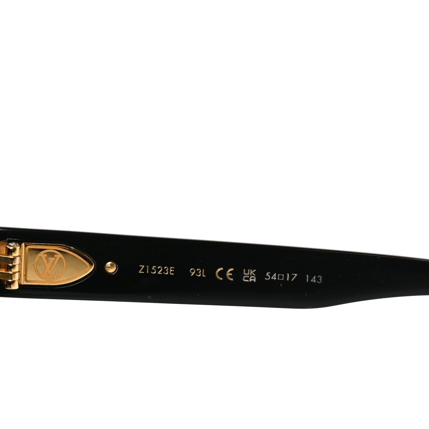 Acetate My Monogram Square Sunglasses Z1523E Black