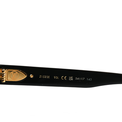 Louis Vuitton Acetate My Monogram Square Sunglasses Z1523E Black 6 of 7