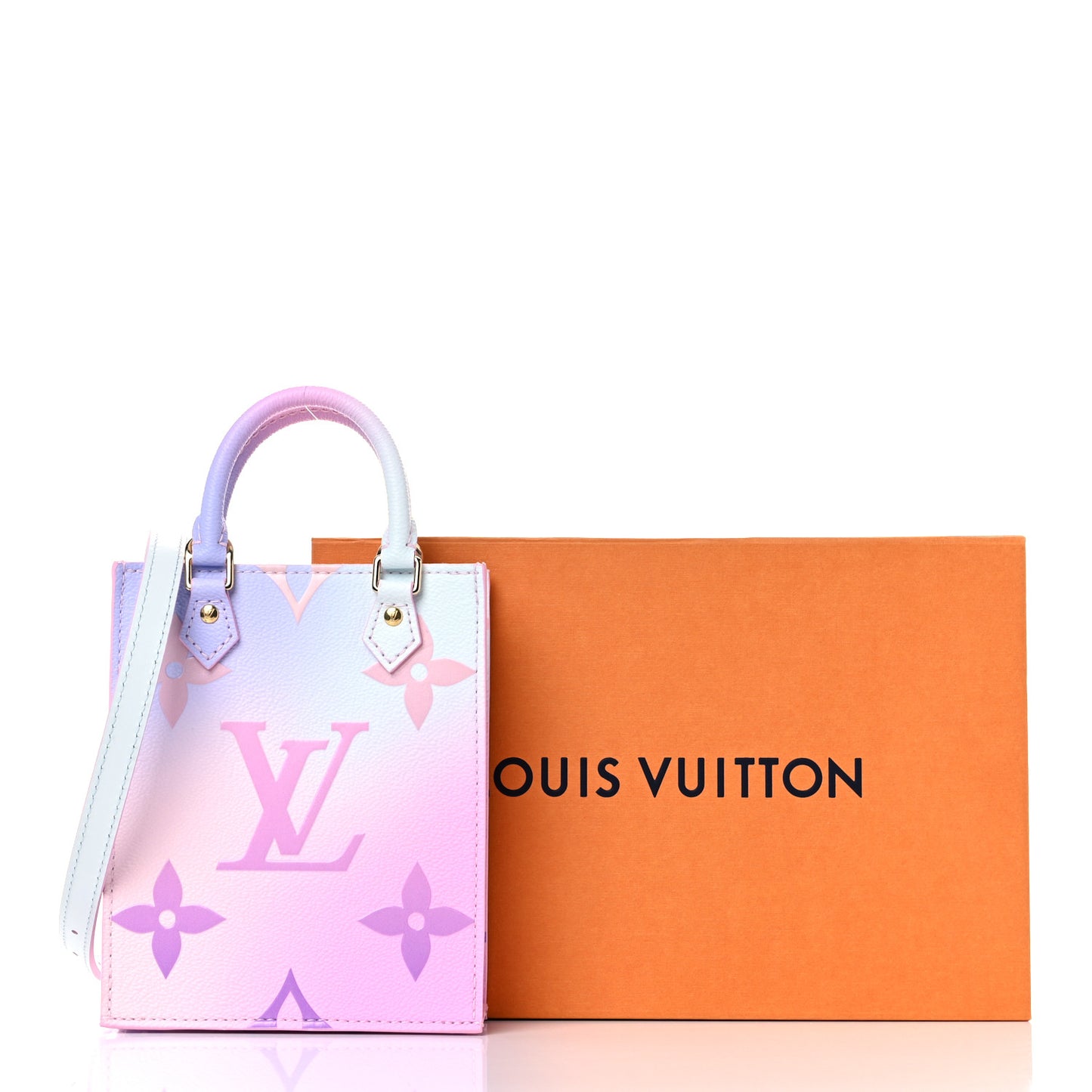 Monogram Giant Spring In The City Petit Sac Plat Sunrise Pastel