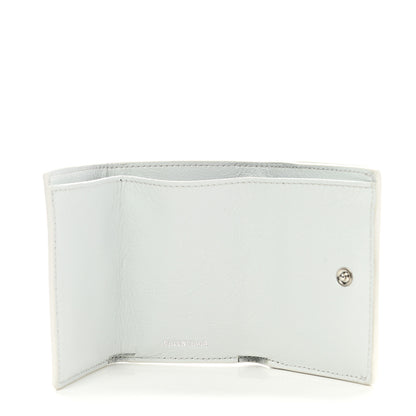 Balenciaga Agneau Graffiti Mini Papier Wallet White Multicolor 5 of 9