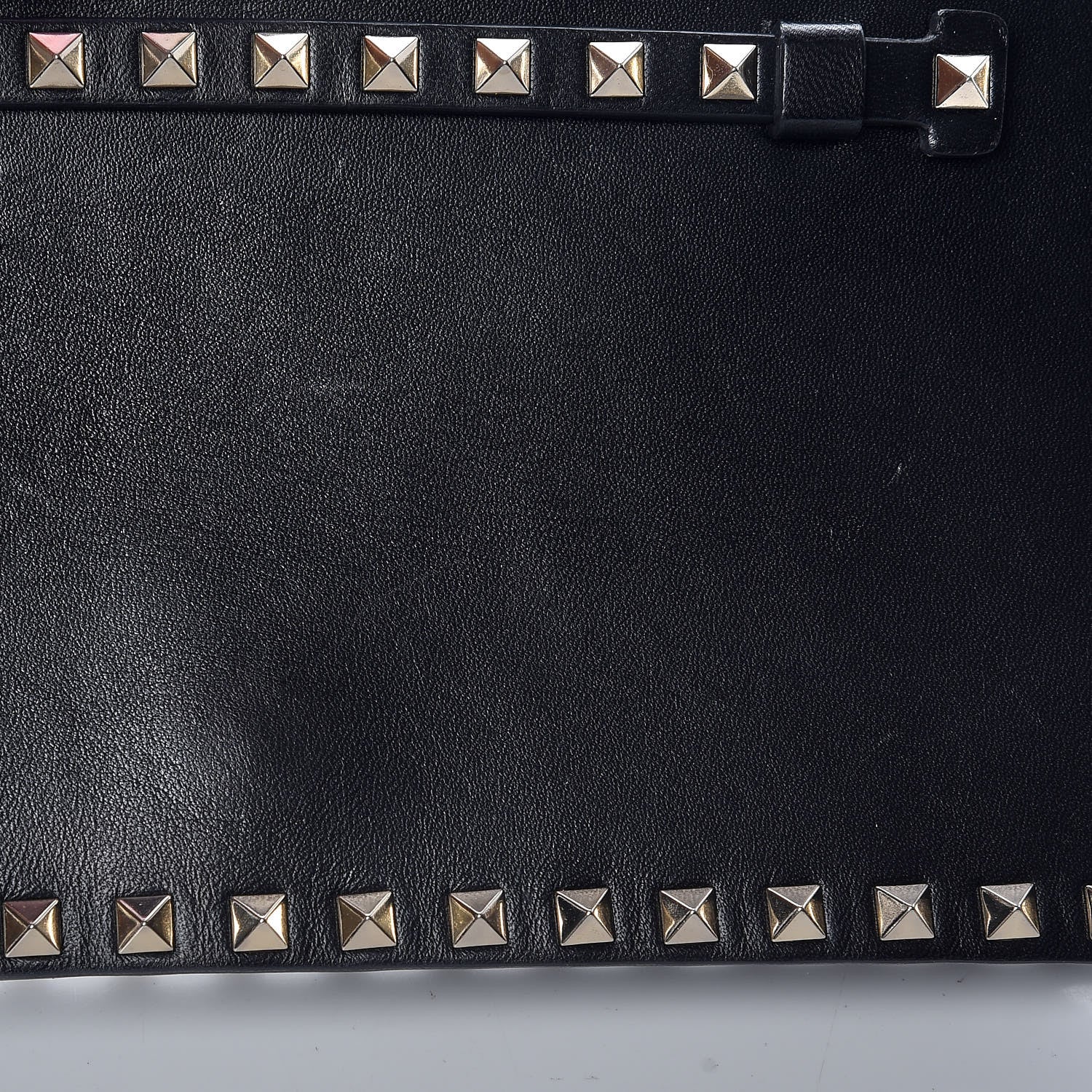 Valentino Garavani Nappa Rockstud Wristlet Clutch Black 12 of 14