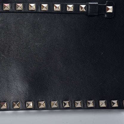 Valentino Garavani Nappa Rockstud Wristlet Clutch Black 12 of 14