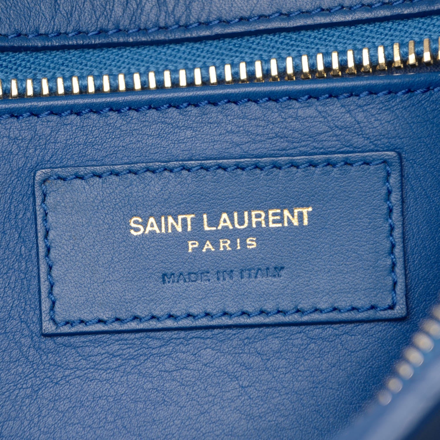Saint Laurent Calfskin Small Classic Y Cabas Royal Blue 6 of 16
