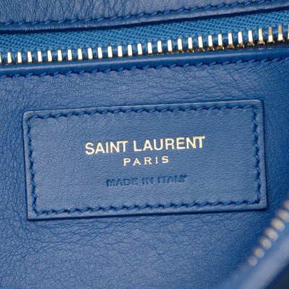 Saint Laurent Calfskin Small Classic Y Cabas Royal Blue 6 of 16