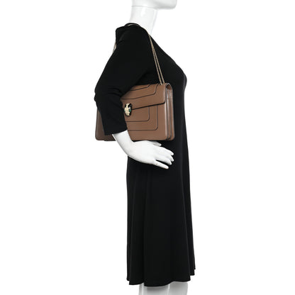 Bulgari Calfskin Serpenti Forever Crossbody Bag Brown 2 of 11