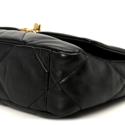 Chanel Lambskin Quilted Medium Chanel 19 Flap Black 10 of 10
