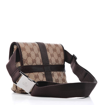Gucci Monogram Waist Pouch Bag Dark Brown 3 of 10