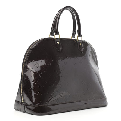 Louis Vuitton Vernis Alma GM Amarante 3 of 16
