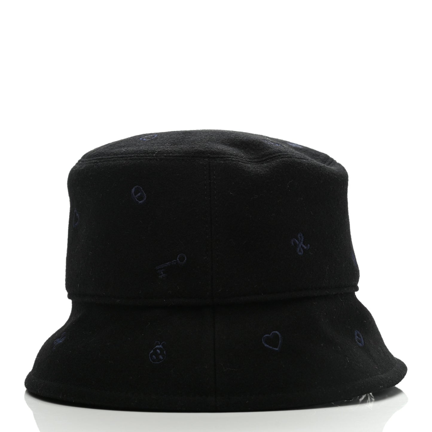 Cashmere Debbie Charms Bucket Hat 58 Black