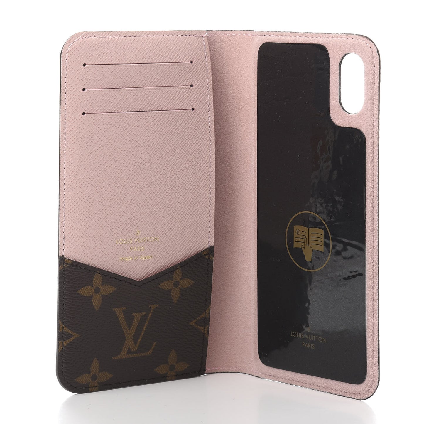Monogram iPhone XS Max Folio Case Rose Ballerine