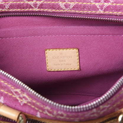 Louis Vuitton Monogram Denim Neo Speedy Fuchsia 5 of 10