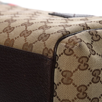Gucci GG Monogram Web Small Carry On Duffle Beige Brown 11 of 11