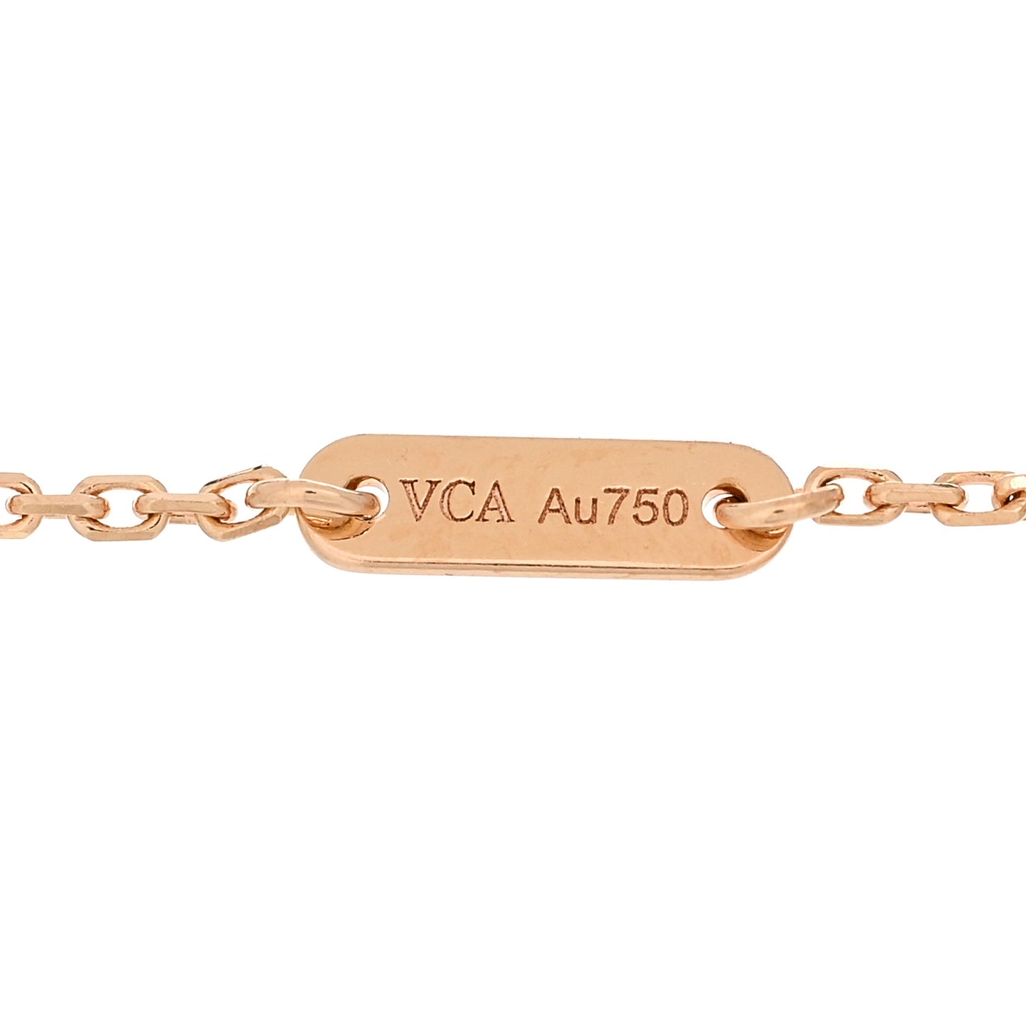 18K Rose Gold Carnelian Sweet Alhambra Bracelet