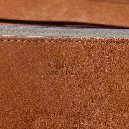 Chloe Suede Smooth Calfskin Mini Drew Shoulder Bag Caramel 10 of 13