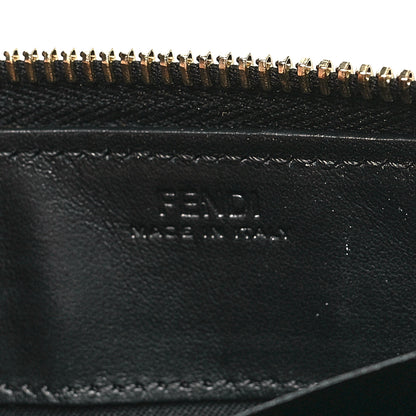 Fendi Vitello Liberty Lucido F is Fendi Zip Around Wallet Black 6 of 9