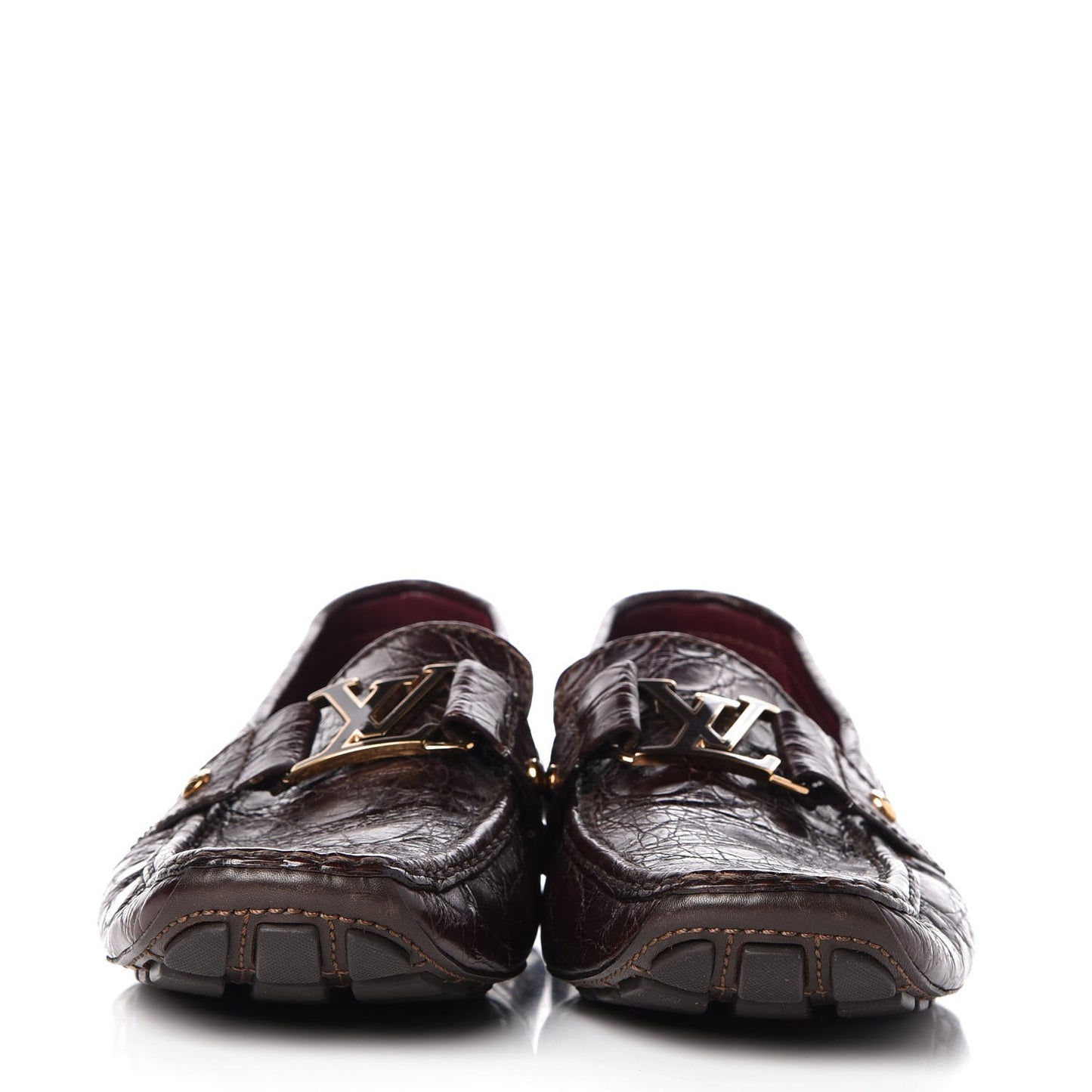 Mens Crocodile Monte Carlo Loafers 10 Cacao