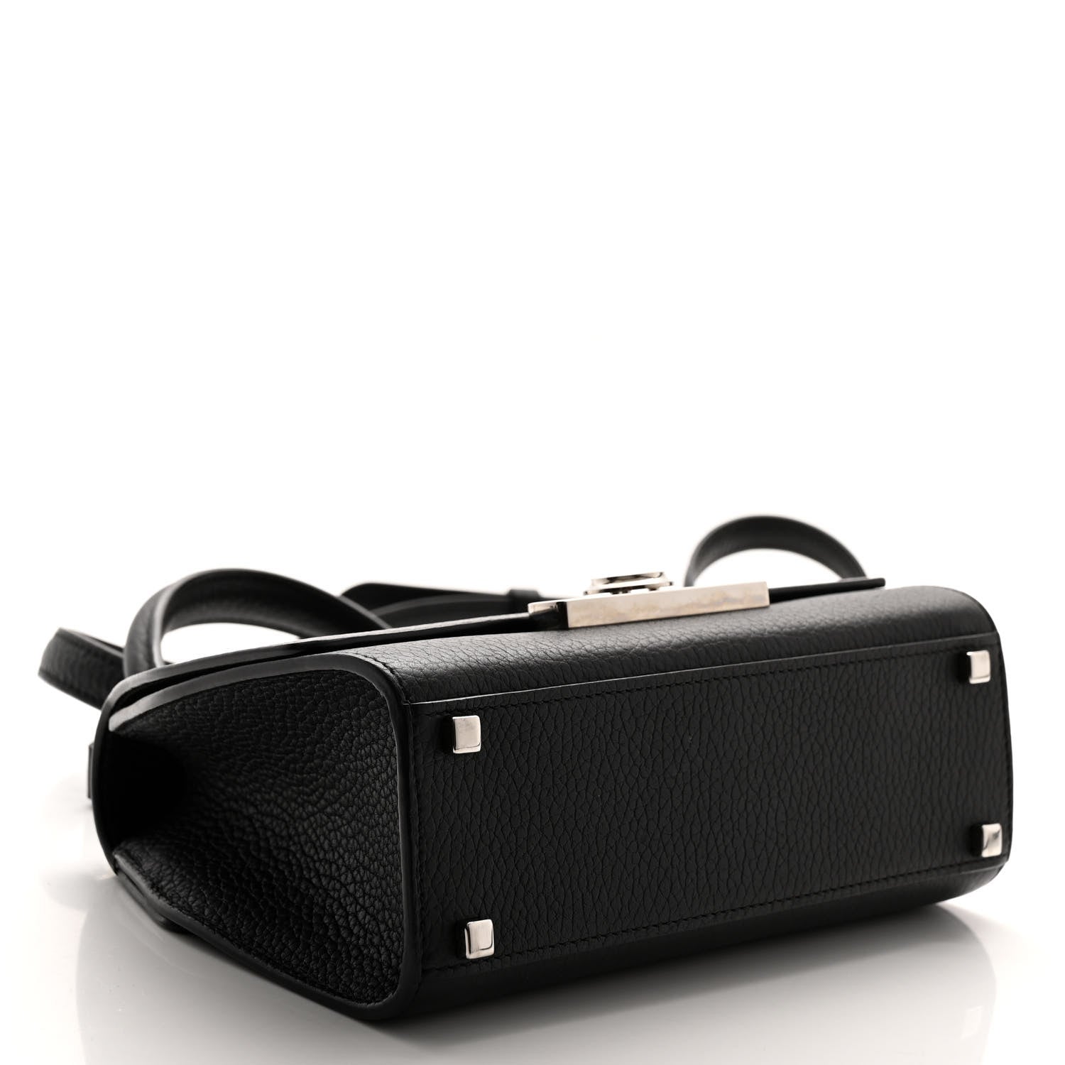 Moynat Taurillon Blush Rejane BB Black 4 of 9