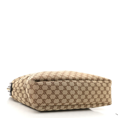 Gucci Monogram Medium Horsebit Chain Hobo Dark Brown 4 of 10