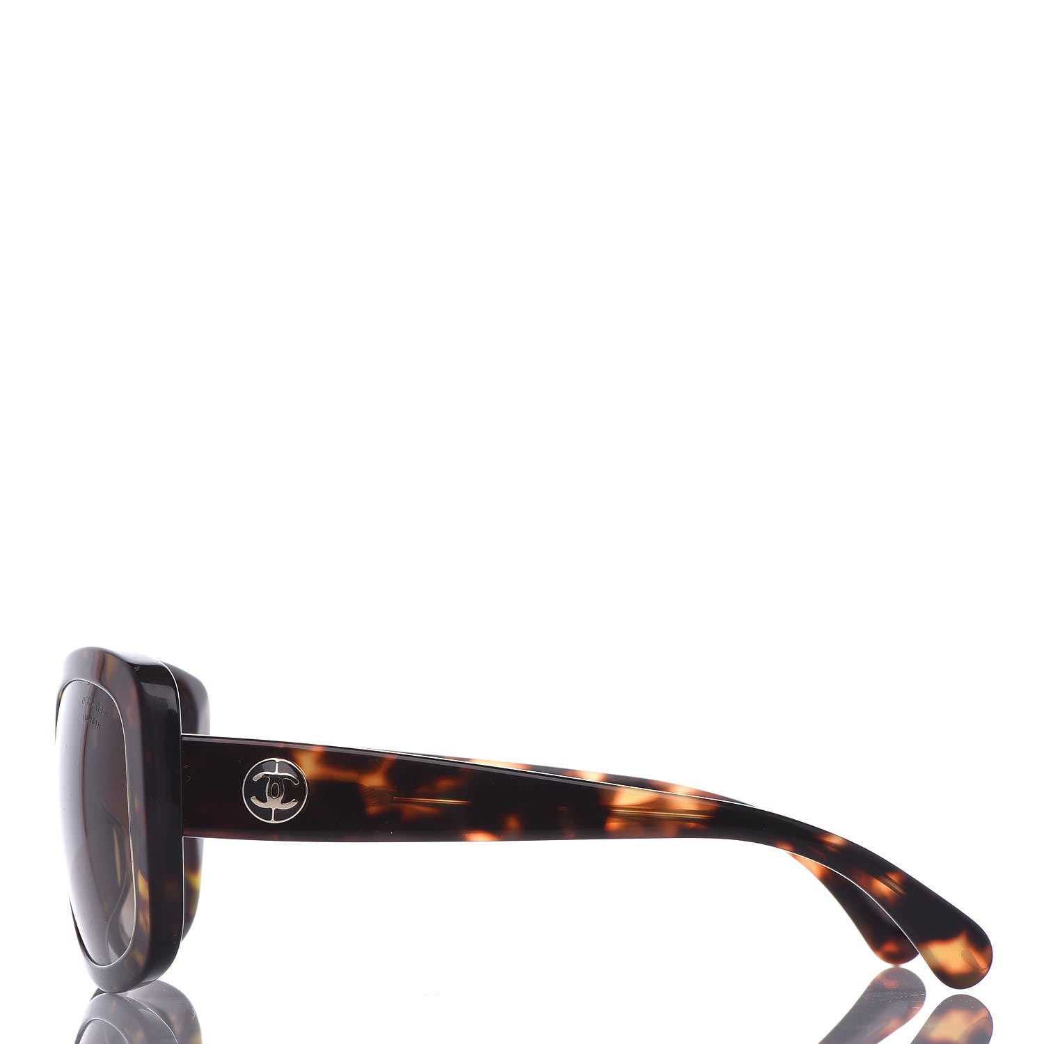 Chanel Acetate Polarized CC Sunglasses 5322 Marron Fonce 2 of 7