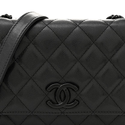Chanel Caviar Quilted My Everything Wallet On Chain WOC Black 8 of 14