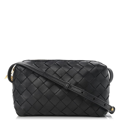Bottega Veneta Nappa Intrecciato Mini Crossbody Black 1 of 9