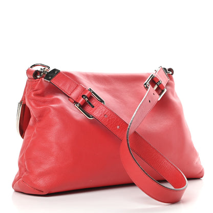 Dolce & Gabbana Calfskin Miss Sleek Shoulder Bag Red 3 of 18