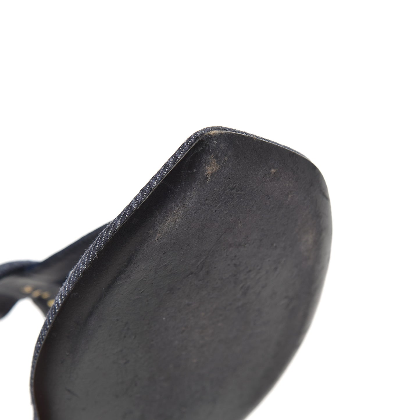 Denim Thong Sandals 38 Blue