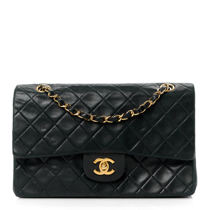 Chanel Lambskin Quilted Medium Double Flap Black 1 of 16
