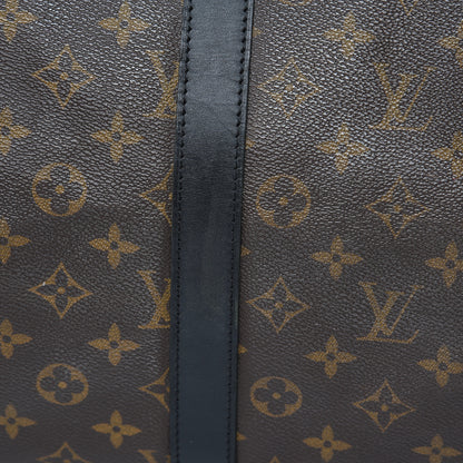 Louis Vuitton Monogram Macassar Keepall Bandouliere 55 15 of 15