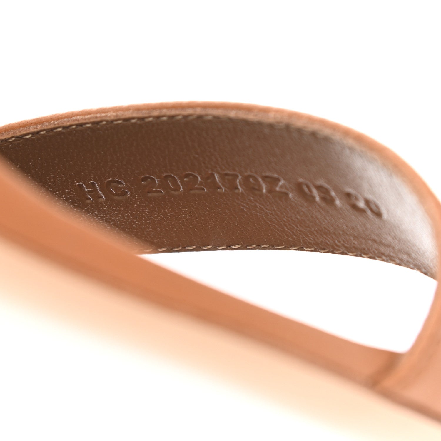 Hermes Nappa Bikini Sandals 36.5 Gold 8 of 11