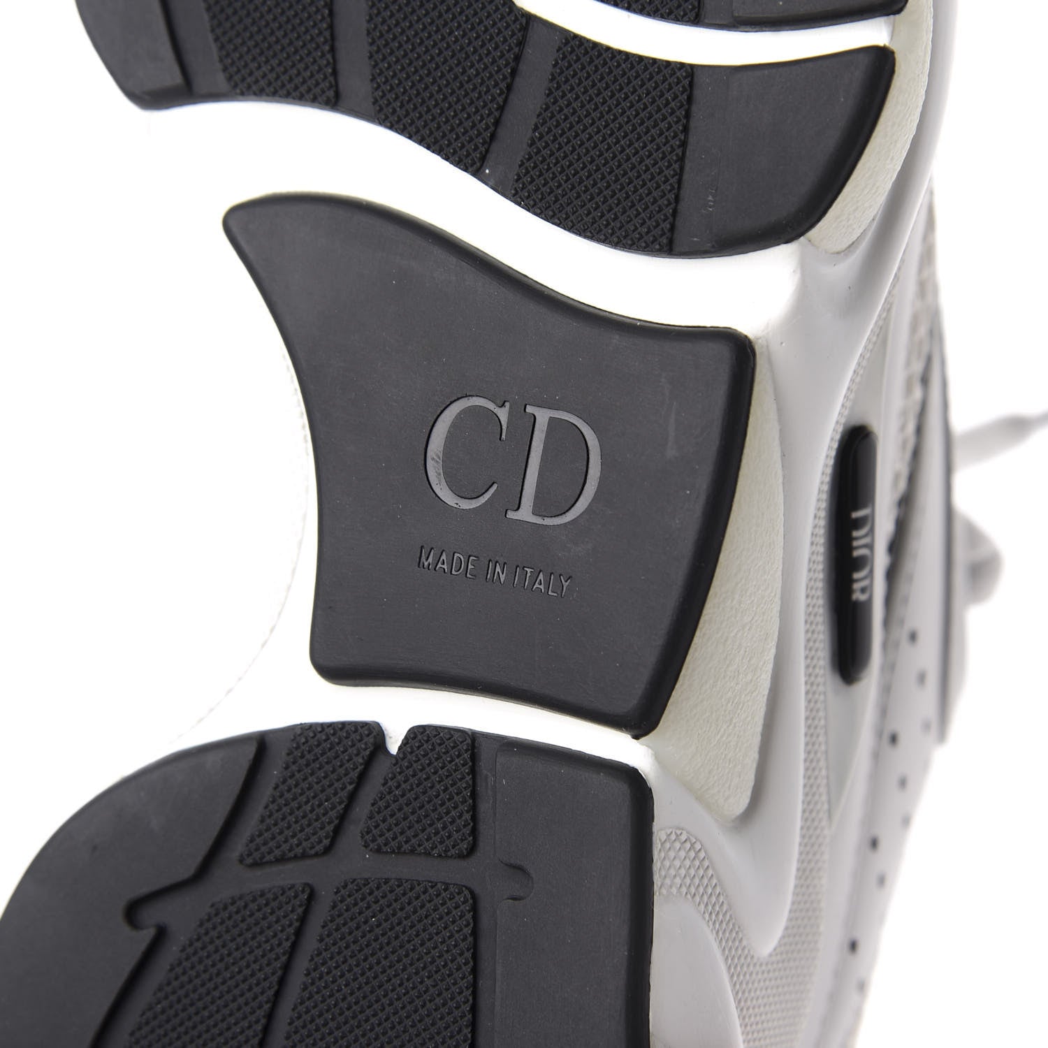 Christian Dior Technical Mesh Calfskin Mens B22 Sneakers 37 White 9 of 11