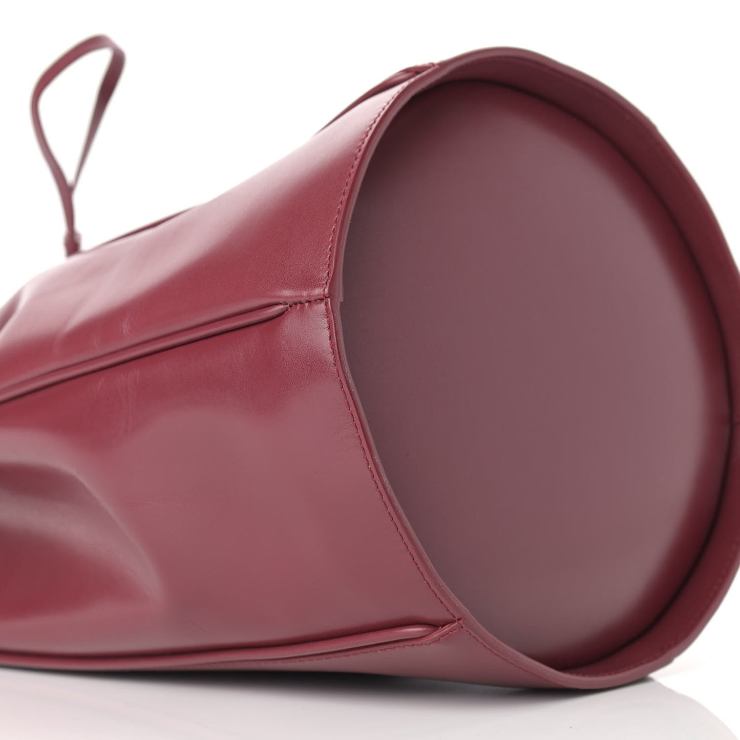 Smooth Calfskin Medium Talitha Bucket Bag Amaretto