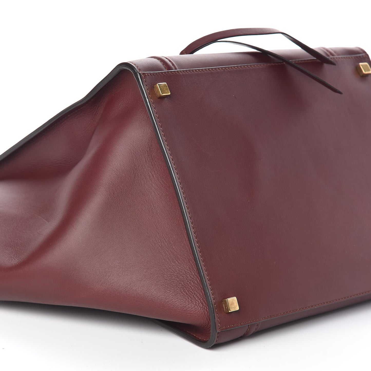 Smooth Calfskin Medium Phantom Luggage Burgundy