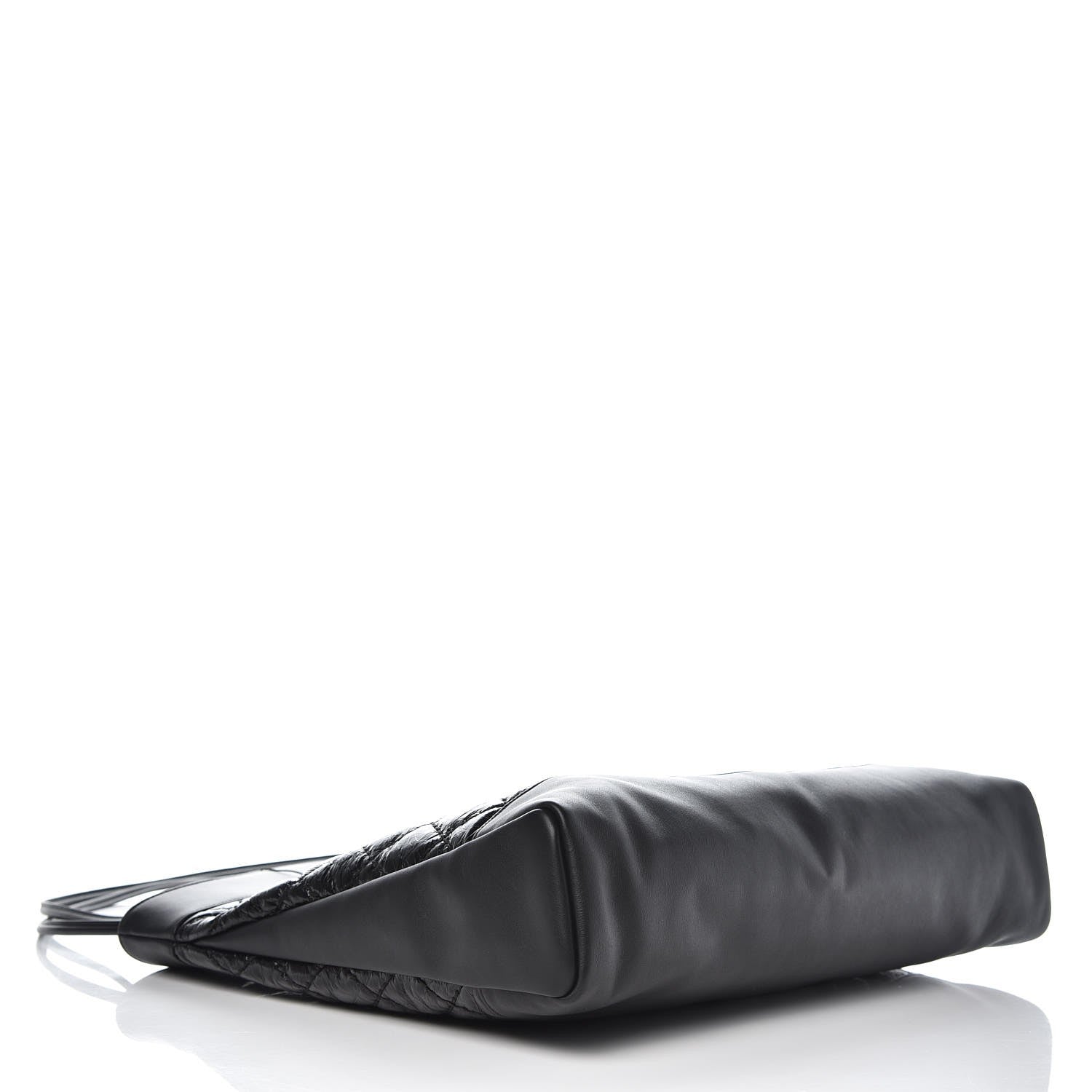Chanel Crumpled Calfskin Quilted 31 Large Shopping Bag Black 4 of 8