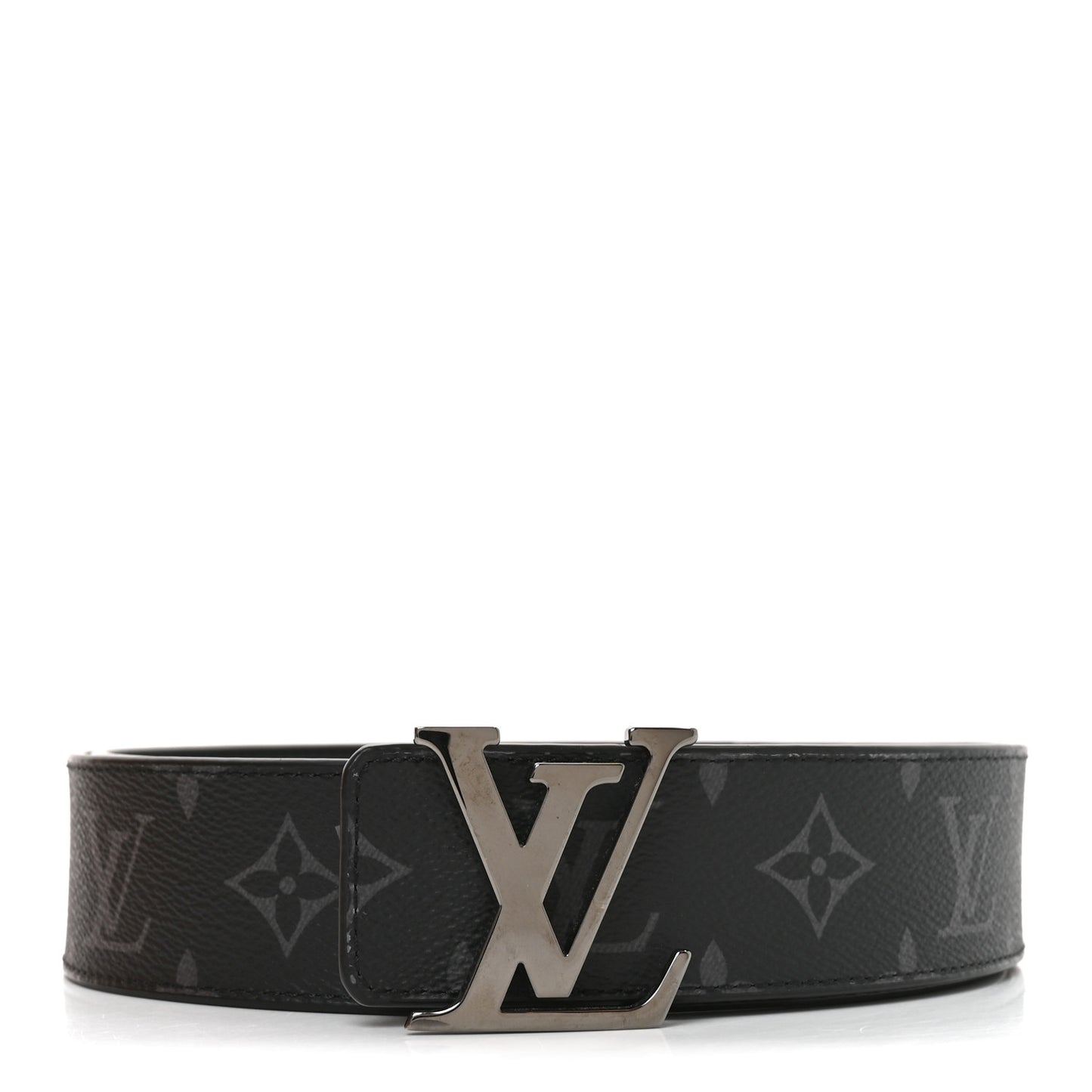 Calfskin Monogram Eclipse 40mm LV Initiales Reversible Belt 120 48
