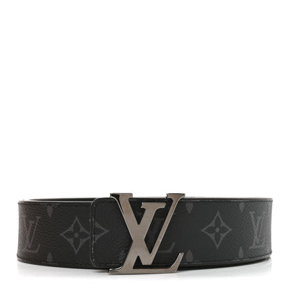Louis Vuitton Calfskin Monogram Eclipse 40mm LV Initiales Reversible Belt 120 48 1 of 6